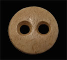 bone button with two holes