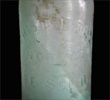 mineral water bottle close-up