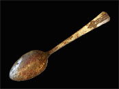 copper alloy spoon